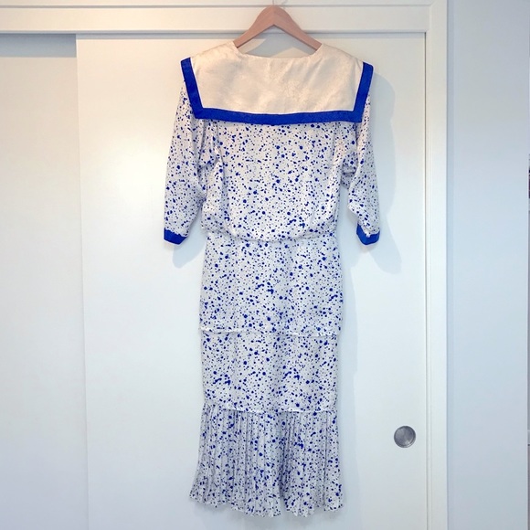 VINTAGE FLORA KUNG Dress - Featured in Vogue, December 1984. - Picture 4 of 9